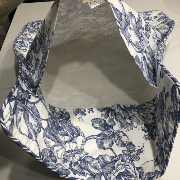 Waverly Garden Toile Lapis European Sham - Picture 2 of 8